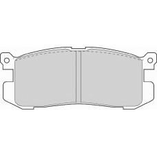 FD6563A NECTO Комплект тормозных колодок, дисковый тормоз