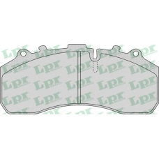 05P1172 LPR Комплект тормозных колодок, дисковый тормоз