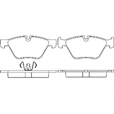 MDB2699 MINTEX Комплект тормозных колодок, дисковый тормоз
