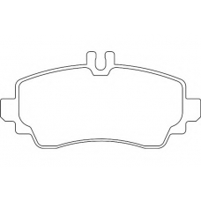 WBP23070B WAGNER LOCKHEED Комплект тормозных колодок, дисковый тормоз