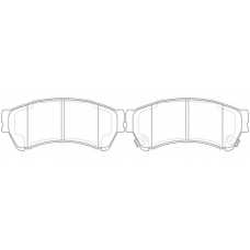 FP1164 FIT Комплект тормозных колодок, дисковый тормоз