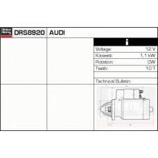 DRS8920 DELCO REMY Стартер
