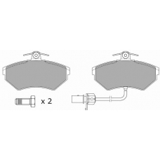 FBP-1050-01 FREMAX Комплект тормозных колодок, дисковый тормоз