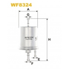 WF8324 WIX Топливный фильтр