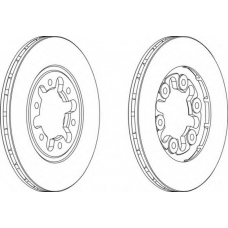 DDF357-1 FERODO Тормозной диск