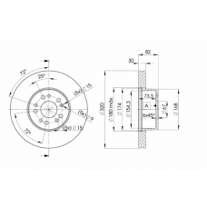 78BD0912 ICER Тормозной диск