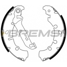 GF0243 BREMSI Комплект тормозных колодок