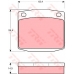 GDB169 TRW Комплект тормозных колодок, дисковый тормоз