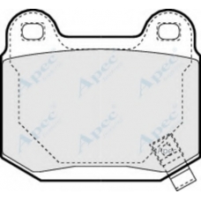 PAD1392 APEC Комплект тормозных колодок, дисковый тормоз