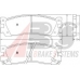 36676 ABS Комплект тормозных колодок, дисковый тормоз