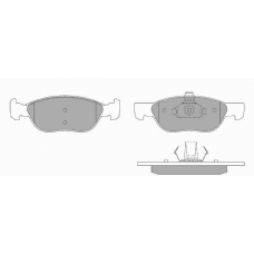 647.2 SIMER Комплект тормозных колодок, дисковый тормоз