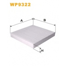 WP9322 WIX Фильтр, воздух во внутренном пространстве