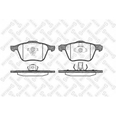1081 000-SX STELLOX Комплект тормозных колодок, дисковый тормоз