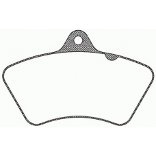 JSX 2826.00 ROADHOUSE Комплект тормозных колодок, дисковый тормоз