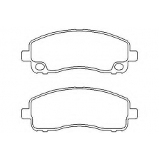2923801 TEXTAR Комплект тормозных колодок, дисковый тормоз
