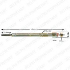 HDS390 DELPHI Свеча накаливания