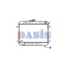 070550N AKS DASIS Радиатор, охлаждение двигателя