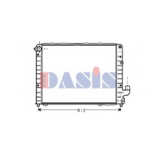 300490N AKS DASIS Радиатор, охлаждение двигателя