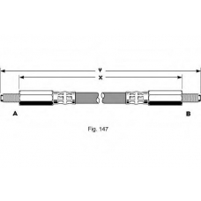 PHC246 TRW Тормозной шланг