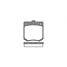 P1743.00 WOKING Комплект тормозных колодок, дисковый тормоз