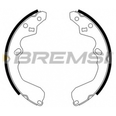 GF0791 BREMSI Комплект тормозных колодок