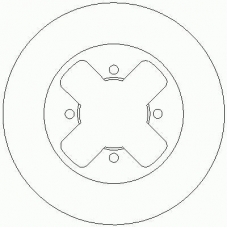 D2446 ROULUNDS Тормозной диск