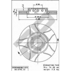 X 24487 AP Тормозной диск