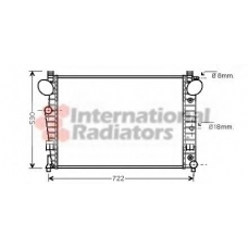 30002301 VAN WEZEL Радиатор, охлаждение двигателя