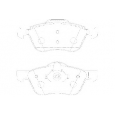 WBP23159A WAGNER LOCKHEED Комплект тормозных колодок, дисковый тормоз