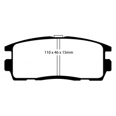 DP61797 EBC Brakes Колодки тормозные