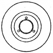 561297BC BENDIX Тормозной диск