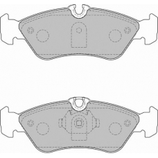 FD7233V NECTO Комплект тормозных колодок, дисковый тормоз