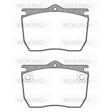 JSA 9243.20 WOKING Комплект тормозных колодок, дисковый тормоз