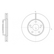 61539 10 KAWE Тормозной диск