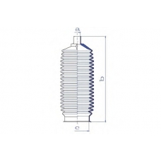 K5457 DA SILVA Пыльник, рулевое управление