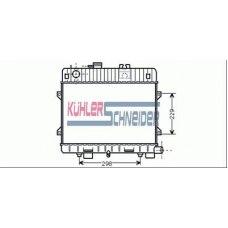 1403401 KUHLER SCHNEIDER Радиатор, охлаждение двигател