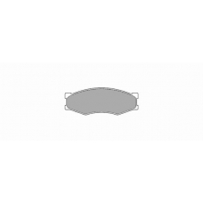 417 SIMER Комплект тормозных колодок, дисковый тормоз