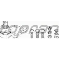 720 225 TOPRAN Несущий / направляющий шарнир