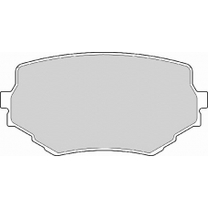 FD6971A NECTO Комплект тормозных колодок, дисковый тормоз