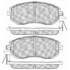 20090 BSF Комплект тормозных колодок, дисковый тормоз