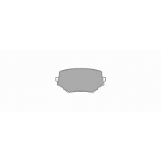 697 SIMER Комплект тормозных колодок, дисковый тормоз