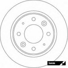 DF4083 TRW Тормозной диск