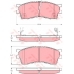 GDB3245 TRW Комплект тормозных колодок, дисковый тормоз