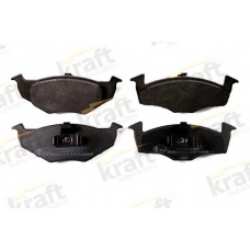 6000345 KRAFT AUTOMOTIVE Комплект тормозных колодок, дисковый тормоз