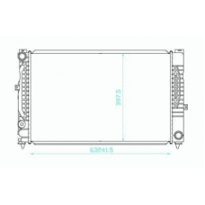 702-0010 TYC Радиатор, охлаждение двигателя