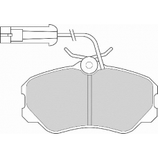 FD6241A NECTO Комплект тормозных колодок, дисковый тормоз