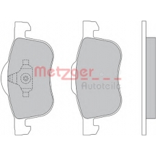 1170013 METZGER Комплект тормозных колодок, дисковый тормоз