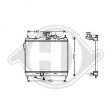 8680506 DIEDERICHS Радиатор, охлаждение двигателя