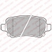 LP2188 DELPHI Комплект тормозных колодок, дисковый тормоз