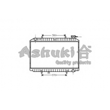 N656-40 ASHUKI Радиатор, охлаждение двигателя